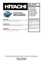 Hitachi C28W460N Service Manual preview