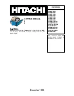 Hitachi C28WF523N Service Manual предпросмотр