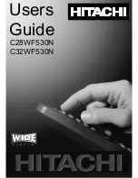 Hitachi C28WF530N User Manual preview