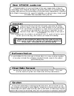 Preview for 2 page of Hitachi C28WF532N Instruction Manual