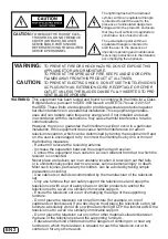 Предварительный просмотр 2 страницы Hitachi C32L2 Owner'S Manual