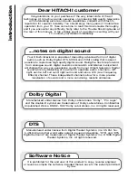 Предварительный просмотр 2 страницы Hitachi C32WF810N User Manual