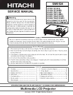 Hitachi C3S3 Service Manual preview
