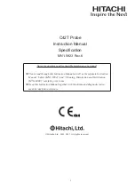 Preview for 1 page of Hitachi C42T Instruction Manual