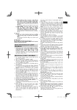 Предварительный просмотр 3 страницы Hitachi CB 18DBL Handling Instructions Manual