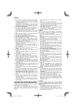 Предварительный просмотр 4 страницы Hitachi CB 18DBL Handling Instructions Manual