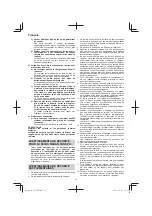 Предварительный просмотр 24 страницы Hitachi CB 18DBL Handling Instructions Manual