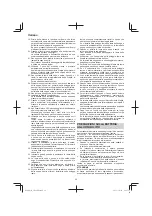 Предварительный просмотр 36 страницы Hitachi CB 18DBL Handling Instructions Manual