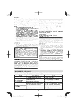 Предварительный просмотр 42 страницы Hitachi CB 18DBL Handling Instructions Manual