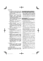 Предварительный просмотр 46 страницы Hitachi CB 18DBL Handling Instructions Manual