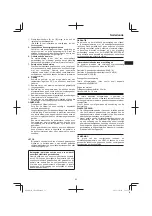 Предварительный просмотр 53 страницы Hitachi CB 18DBL Handling Instructions Manual