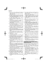 Предварительный просмотр 58 страницы Hitachi CB 18DBL Handling Instructions Manual