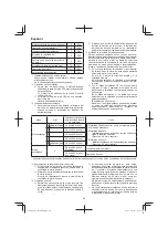 Предварительный просмотр 62 страницы Hitachi CB 18DBL Handling Instructions Manual