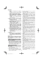 Предварительный просмотр 68 страницы Hitachi CB 18DBL Handling Instructions Manual