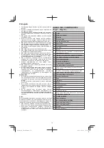 Предварительный просмотр 70 страницы Hitachi CB 18DBL Handling Instructions Manual