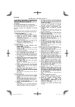 Предварительный просмотр 78 страницы Hitachi CB 18DBL Handling Instructions Manual