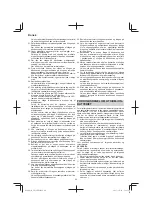 Предварительный просмотр 90 страницы Hitachi CB 18DBL Handling Instructions Manual