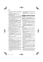 Предварительный просмотр 100 страницы Hitachi CB 18DBL Handling Instructions Manual