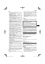 Предварительный просмотр 105 страницы Hitachi CB 18DBL Handling Instructions Manual