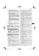 Предварительный просмотр 109 страницы Hitachi CB 18DBL Handling Instructions Manual