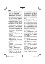 Предварительный просмотр 132 страницы Hitachi CB 18DBL Handling Instructions Manual