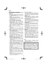 Предварительный просмотр 138 страницы Hitachi CB 18DBL Handling Instructions Manual