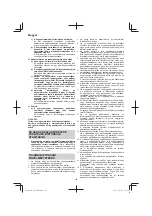 Предварительный просмотр 142 страницы Hitachi CB 18DBL Handling Instructions Manual