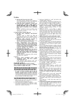 Предварительный просмотр 152 страницы Hitachi CB 18DBL Handling Instructions Manual