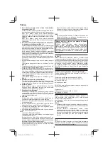 Предварительный просмотр 168 страницы Hitachi CB 18DBL Handling Instructions Manual