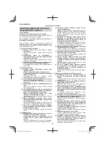 Предварительный просмотр 182 страницы Hitachi CB 18DBL Handling Instructions Manual