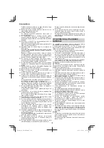 Предварительный просмотр 184 страницы Hitachi CB 18DBL Handling Instructions Manual