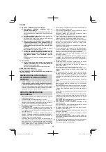 Предварительный просмотр 214 страницы Hitachi CB 18DBL Handling Instructions Manual