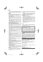 Предварительный просмотр 220 страницы Hitachi CB 18DBL Handling Instructions Manual