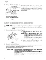 Предварительный просмотр 14 страницы Hitachi CC 14 Instruction Manual And Safety Instructions