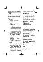 Preview for 3 page of Hitachi CC 14SF Handling Instructions Manual
