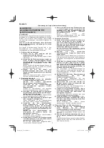 Preview for 8 page of Hitachi CC 14SF Handling Instructions Manual