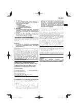 Preview for 13 page of Hitachi CC 14SF Handling Instructions Manual