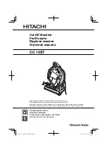 Hitachi CC 14ST Handling Instructions Manual preview