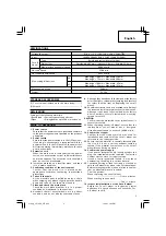 Предварительный просмотр 5 страницы Hitachi CC 16SA Handling Instructions Manual