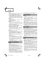Preview for 6 page of Hitachi CC 16SB Handling Instructions Manual