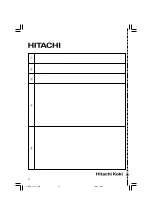 Preview for 38 page of Hitachi CD 12F Handling Instructions Manual