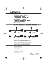 Hitachi CD 36DAL Handling Instructions Manual preview