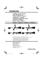 Предварительный просмотр 1 страницы Hitachi CD 36DAL Handling Instructions Manual