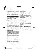 Предварительный просмотр 22 страницы Hitachi CD 36DAL Handling Instructions Manual