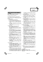 Предварительный просмотр 5 страницы Hitachi CE 16SA Handling Instructions Manual
