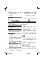 Предварительный просмотр 6 страницы Hitachi CE 16SA Handling Instructions Manual