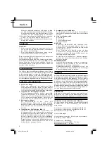 Предварительный просмотр 10 страницы Hitachi CE 16SA Handling Instructions Manual