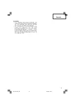 Предварительный просмотр 11 страницы Hitachi CE 16SA Handling Instructions Manual