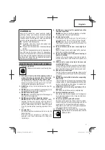 Предварительный просмотр 5 страницы Hitachi CE 18DSL Instruction Manual