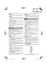 Preview for 13 page of Hitachi CG 10DL Handling Instructions Manual